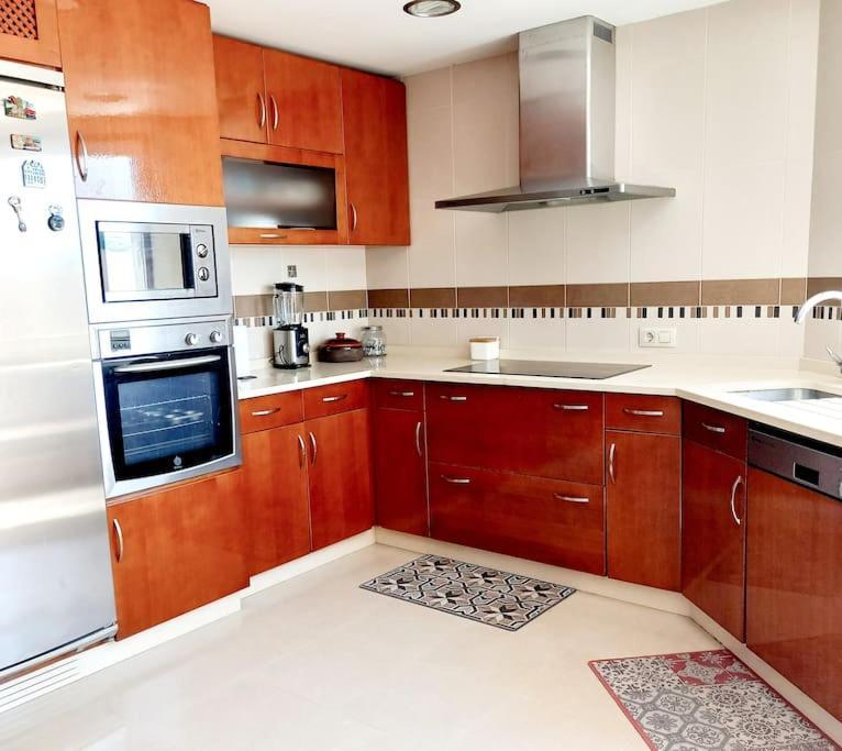 Апартаменты Rias Bajas Apartamento Con Jardin Вильянуэва-де-Ароса Экстерьер фото